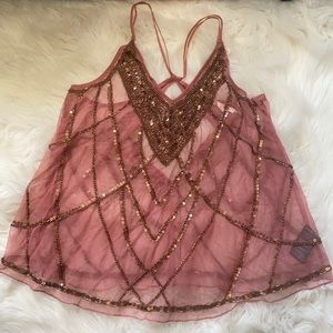 Kimchi Blue beaded top